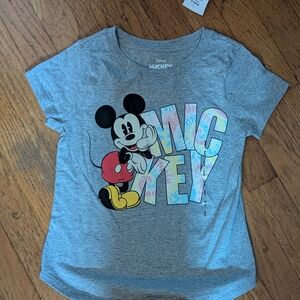 Mickey Mouse Gray Kids T-Shirt